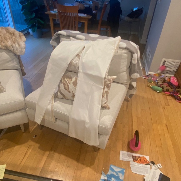 NWT Size 6 Bone colored Tuxedo pants. - Picture 3 of 5